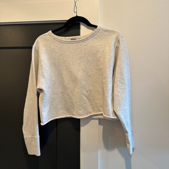 Athleta Cropped Sweatshirt - Picture 1 of 3